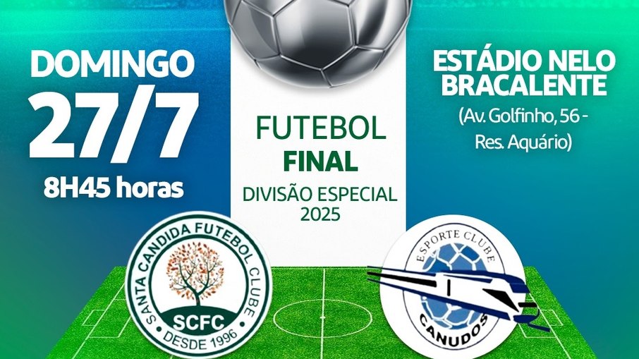 Equipes entram em campo para definir quem será o campeão da elite do futebol municipal Equipes entram em campo para definir quem será o campeão da elite do futebol municipal