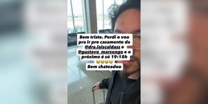 Eliezer perde voo e desabafa sobre casamento de Laís e Gustavo