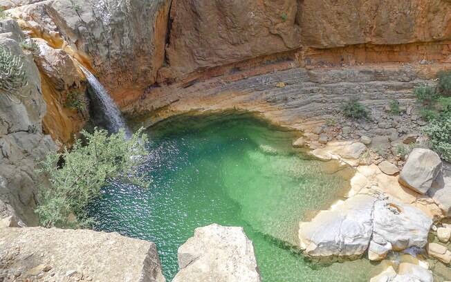 Uma das piscinas naturais de Paradise Valley