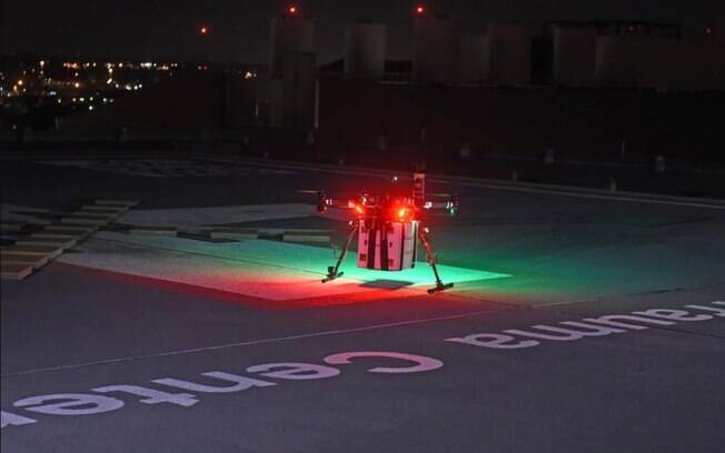 Drone transportou, por cinco quilômetros, rim que foi entregue para paciente com falência renal