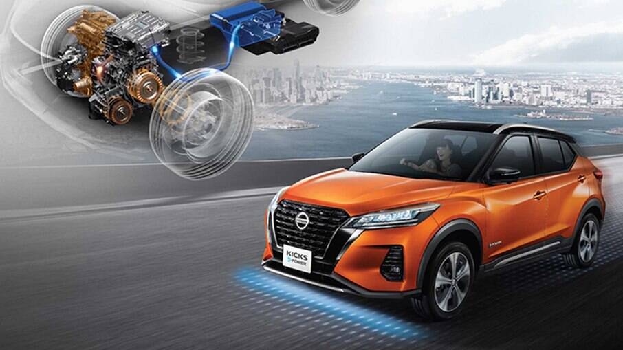 Nissan e-power: sistema que funciona com célula a combustível já foi adotado no SUV Kicks, no Japão