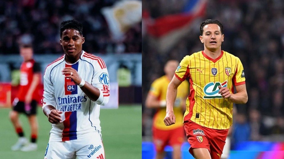 Endrick e Thauvin são destaques de Lyon x Lens