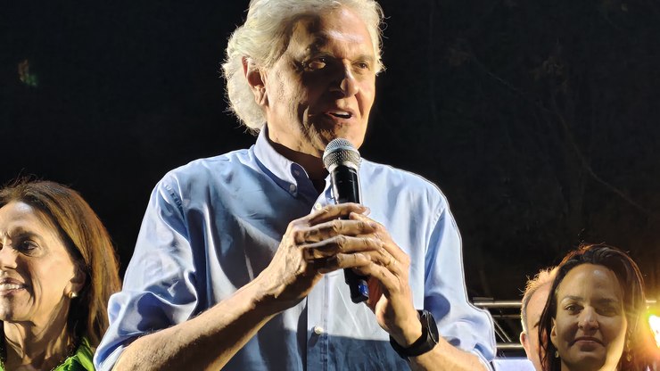 Caiado abre campanha com discurso sobre segurança em Luziânia