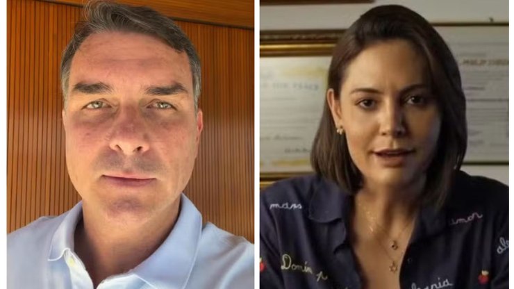 Flávio Bolsonaro pede desculpas e apoio de Michelle, em vídeo