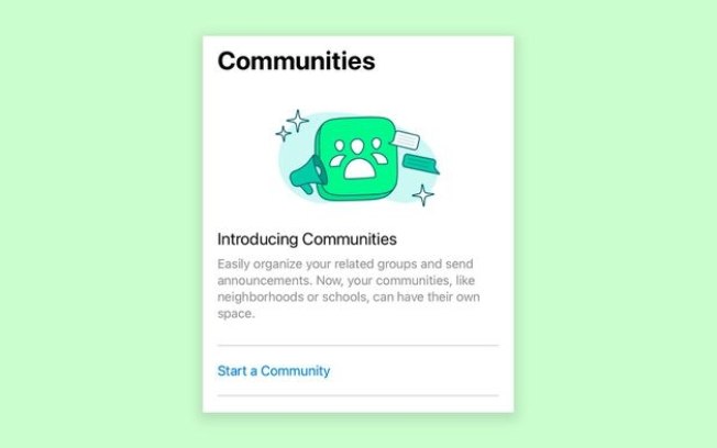 WhatsApp testa respostas em grupos de avisos nas comunidades
