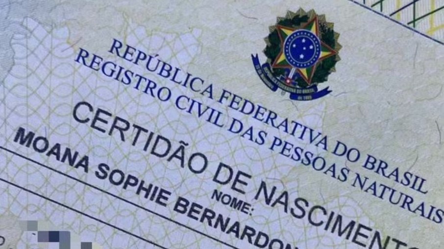 Certidão de nascimento