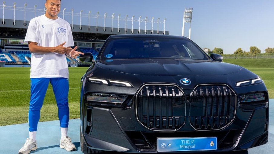 Kylian Mbappé com seu i7