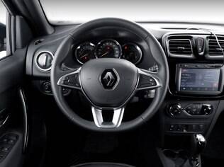 interior do Renault Sandero 1.0