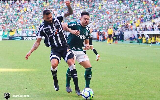 Ceará e Palmeiras empataram em 2 a 2 em Fortaleza