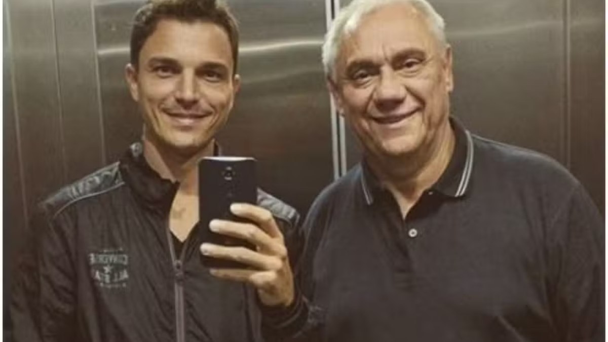 Diego Esteves e o pai, Marcelo Rezende