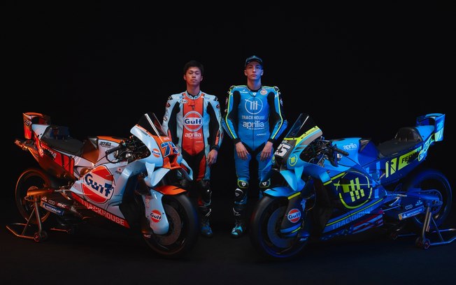 Gulf e Trackhouse apresentam pintura para a abertura da temporada 2026 do MotoGP