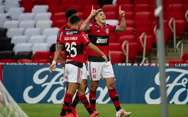 Flamengo x LDU. Foto: Alexandre Vidal / Flamengo