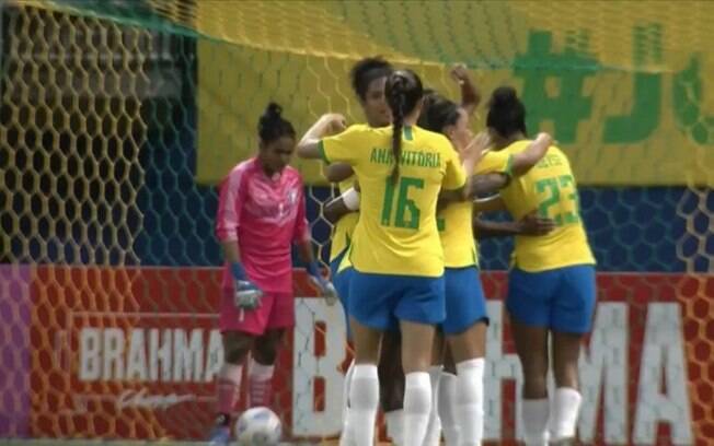 Seleção Feminina goleia Índia no jogo de despedida de Formiga com a camisa 8 canarinha