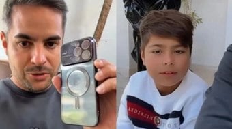 Kaká Diniz toma atitude após homem achar celular do filho