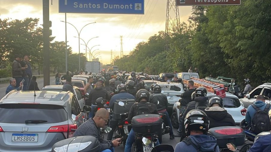 Megaoperação da polícia fechou uma das principais vias da cidade