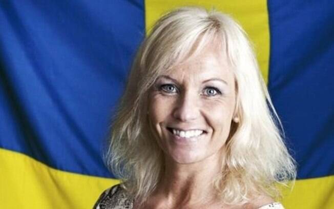 Gunilla Axén, ex-atleta da seleção nacional de futebol da Suécia