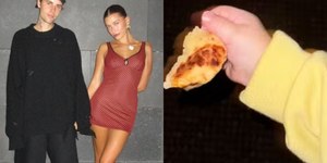 Esposa de Justin Bieber mostra filho comendo prato brasileiro