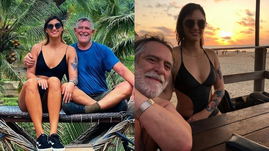 José de Abreu e Carolynne estão juntos desde 2019 José de Abreu e Carolynne estão juntos desde 2019