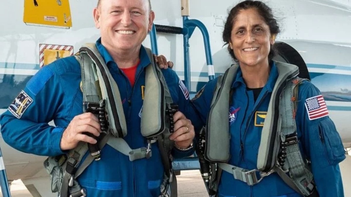 Astronautas Butch Wilmore e Suni Williams