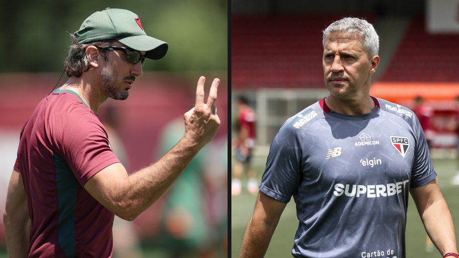 Zubeldía x Crespo no confronto de tricolores Zubeldía x Crespo no confronto de tricolores