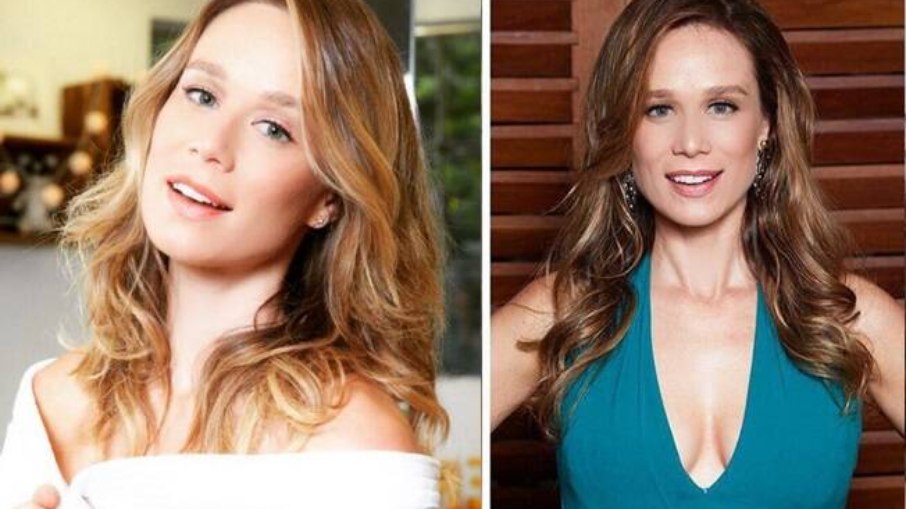 Mariana Ximenes escureceu o tom de seu cabelo Mariana Ximenes escureceu o tom de seu cabelo