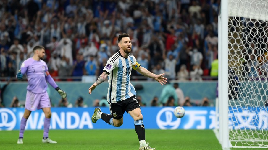 Messi anotou o seu nono gol em copas