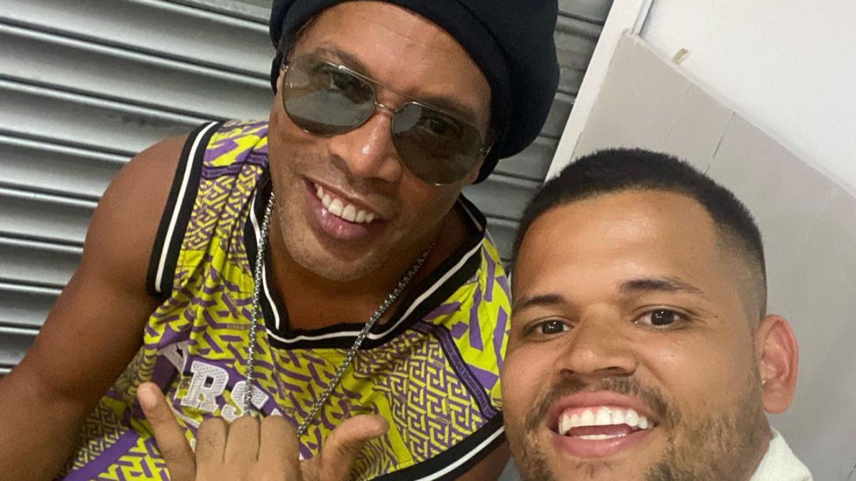 Belinho reencontrou o amigo Ronaldinho Gaúcho