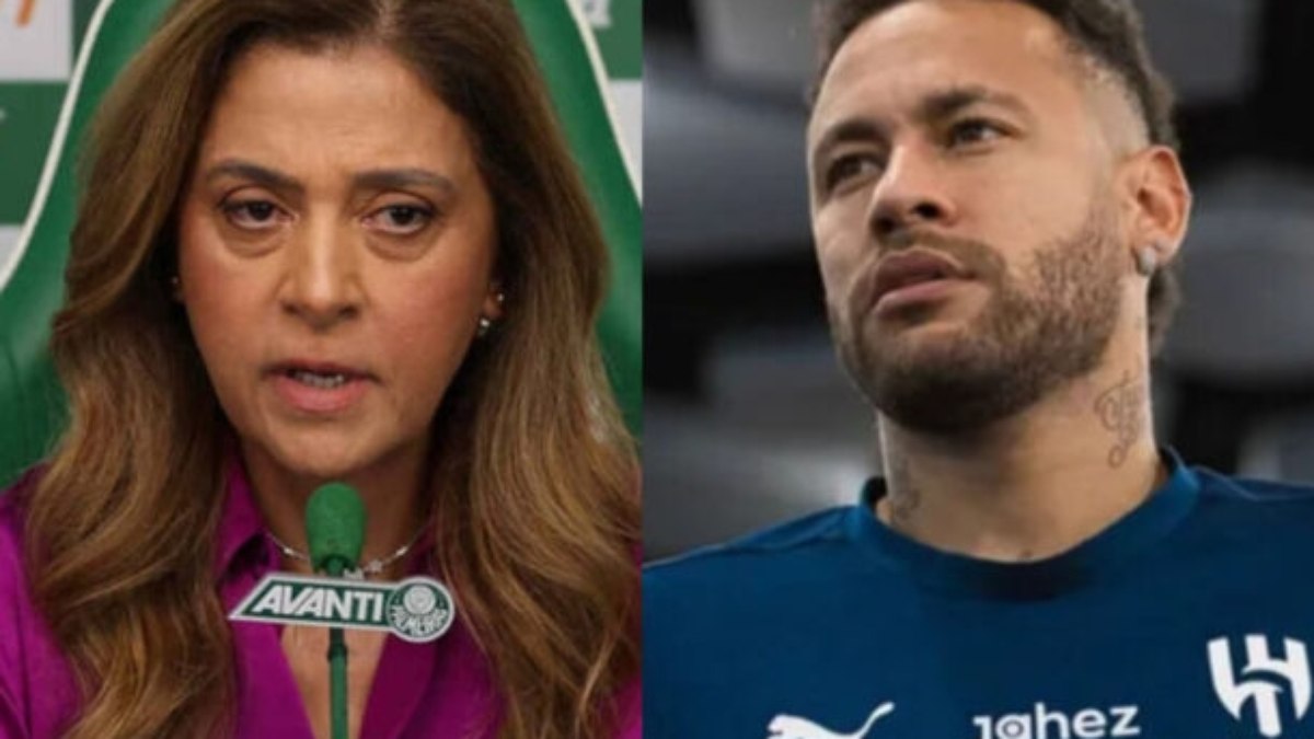 Leila Pereira voltou a falar sobre o atacante Neymar no Palmeiras 