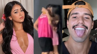 Influencer é flagrado traindo namorada com famosa na 