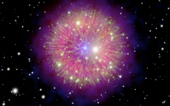 Destaque da NASA: explosão cósmica é a foto astronômica do dia
