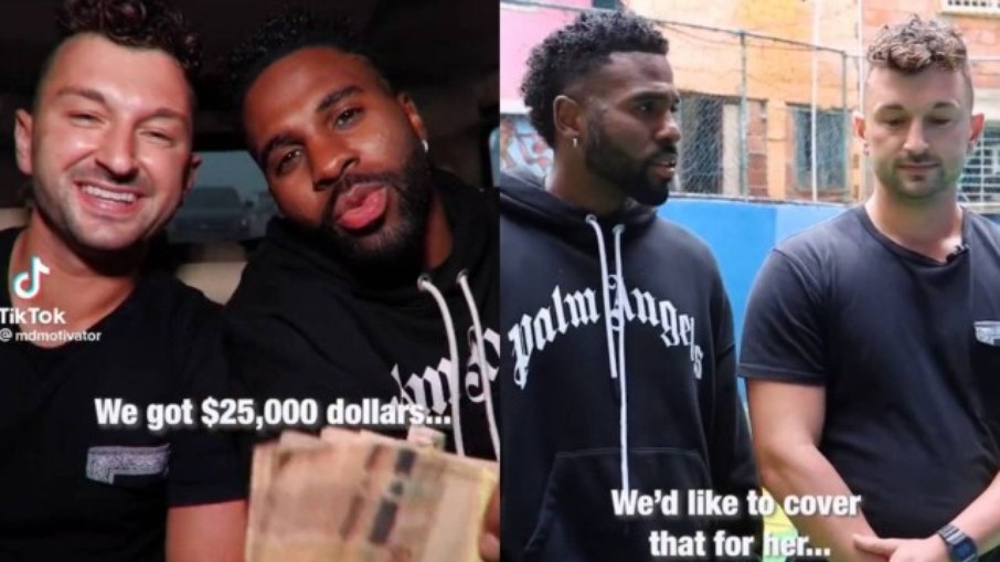 Jason Derulo doa R$ 130 mil em favela no RJ