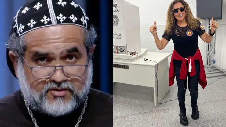 Daniela Mercury puxa música de São João em voo com Padre Kelmon