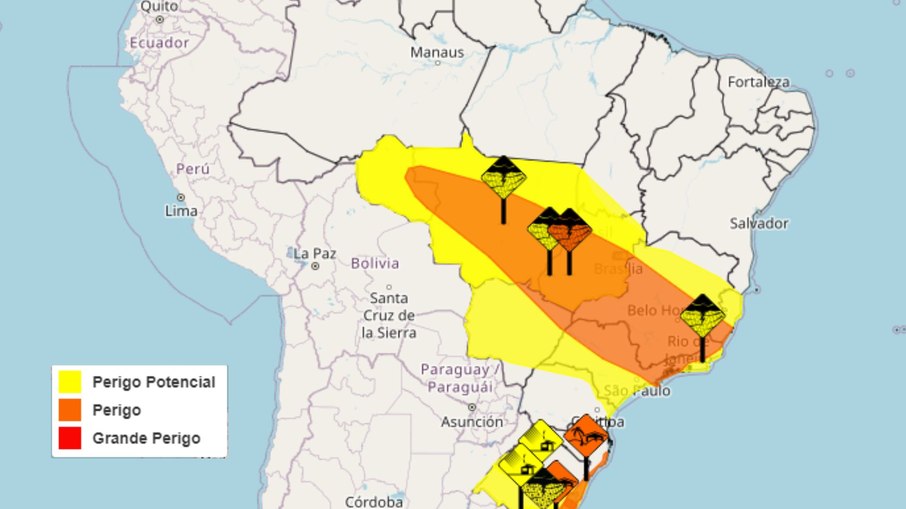 Condições atmosféricas devem permanecer estáveis na região Sudeste em municípios de Minas Gerais, São Paulo e Rio de Janeiro