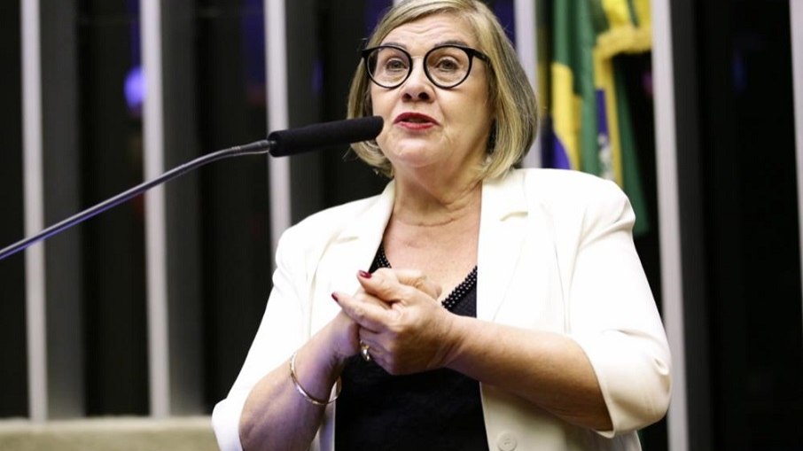 A então presidente da Comissão de Direito Homoafetivo e Gênero do Instituto Brasileiro de Direito de Família, Maria Berenice Dias, em Homenagem ao Cinquentenário do Levante de Stonewall, em sessão na Câmara dos Deputados.