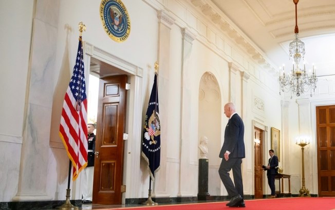 o presidente dos EUA, Joe Biden, em 1º de julho de 2024, na Casa Branca