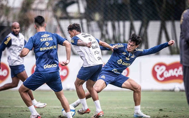 Santos realizou o último treino antes de enfrentar o Avaí 