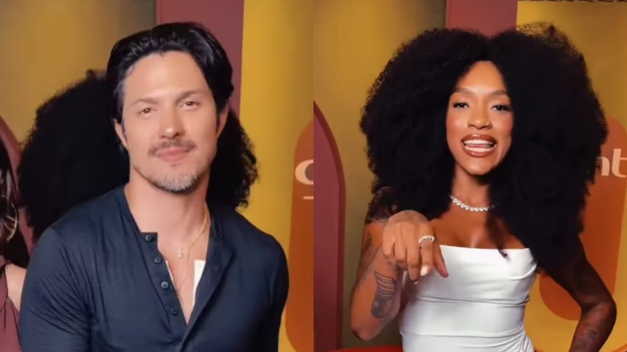 Rômulo Estrela e Patrícia Ramos