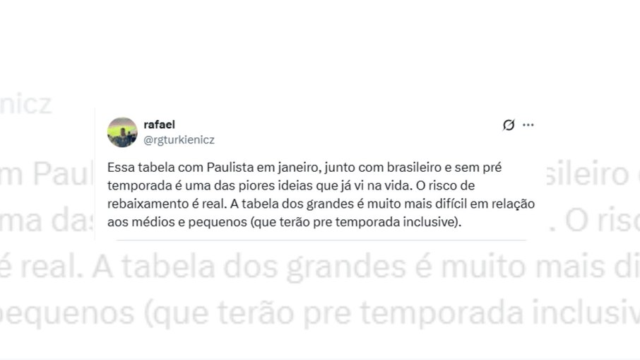 Período de preparação também preocupa os torcedores