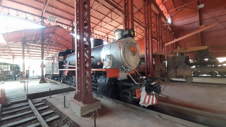 Maria Fumaça da ferrovia Madeira-Mamoré está sendo recuperada