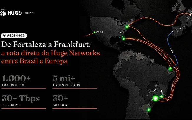 Por que streaming e jogos de fora dependem de cabos submarinos como o da Huge Networks