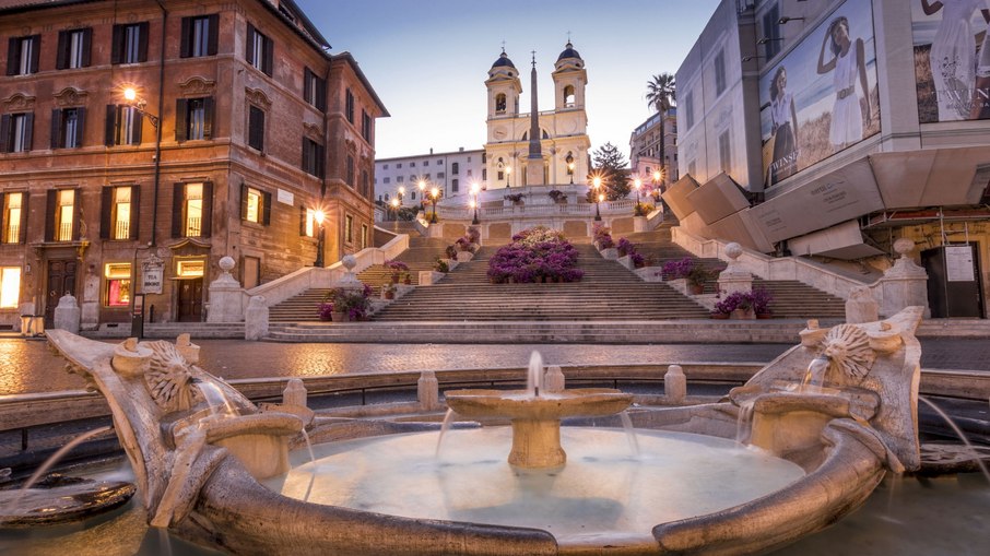 Escadaria Espanhola em Roma Escadaria Espanhola em Roma