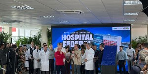 Lula inaugura novo setor do Hospital Federal do Andaraí, no Rio