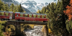Bernina Express: o trem vermelho que encanta viajantes