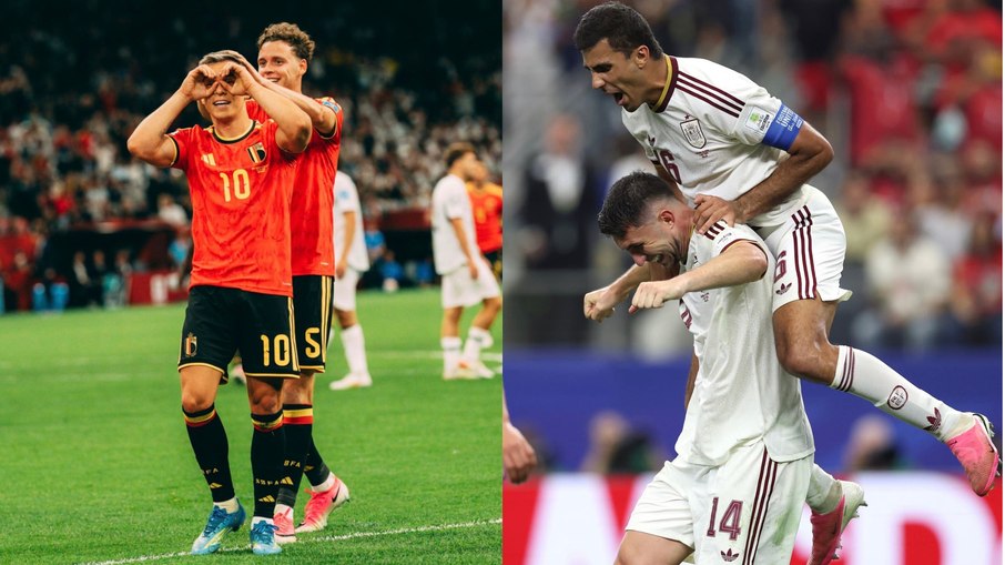 Bélgica e Espanha decidem vaga na semifinal da Copa Bélgica e Espanha decidem vaga na semifinal da Copa