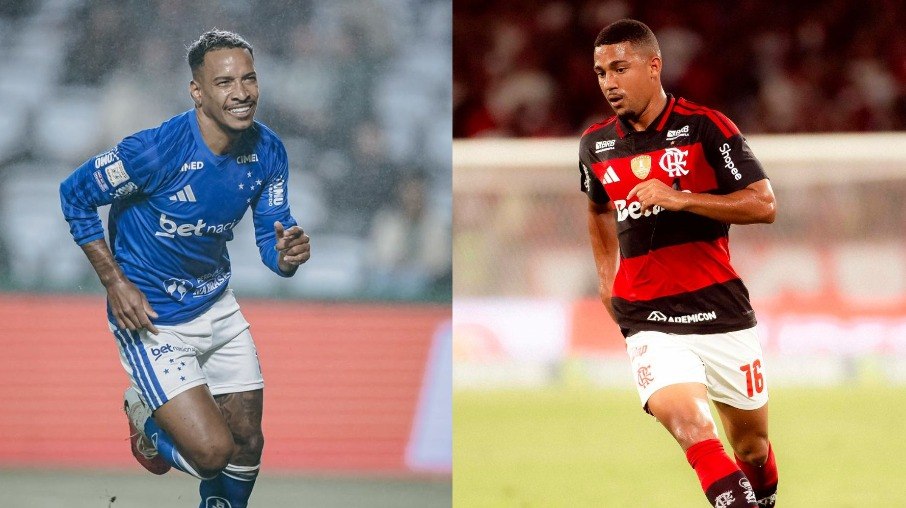 Matheus Pereira e Samuel Lino são destaques de Cruzeiro e Flamengo