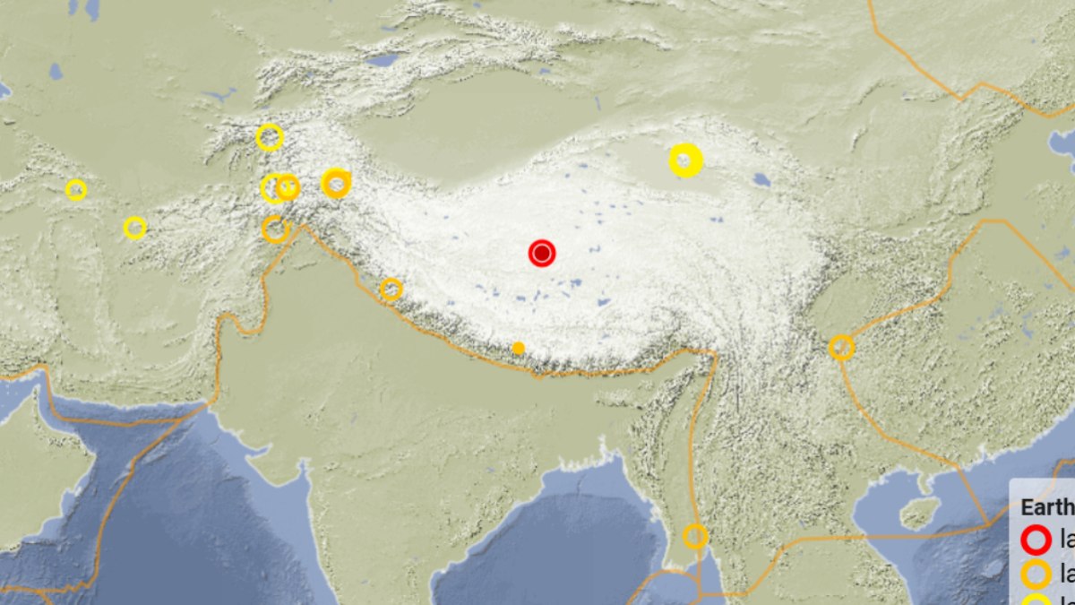 Terremoto atinge o Tibete, na fronteira da China com o Nepal Terremoto atinge o Tibete, na fronteira da China com o Nepal