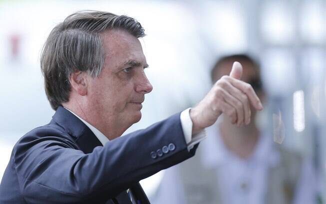 Presidente Jair Bolsonaro não se manifestou sobre as 100 mil mortes pela Covid-19