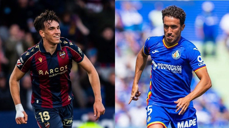 Carlos Espí e Milla se enfrentam em Levante x Getafe Carlos Espí e Milla se enfrentam em Levante x Getafe