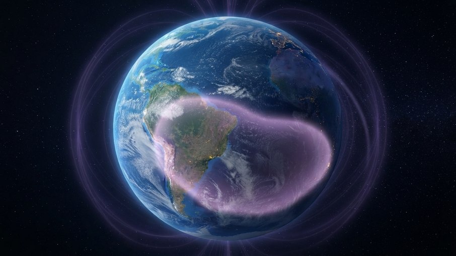 Campo magnético protege a vida terrestre das tempestades solares
