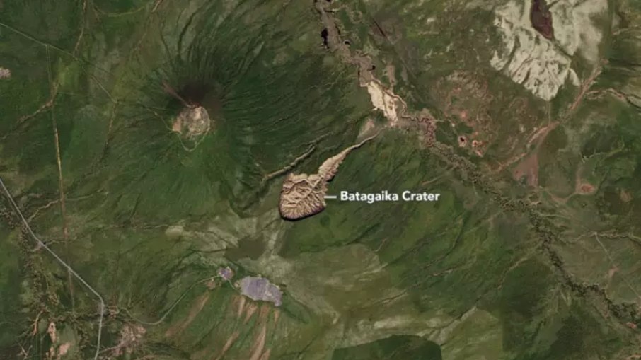Cratera conhecida como 